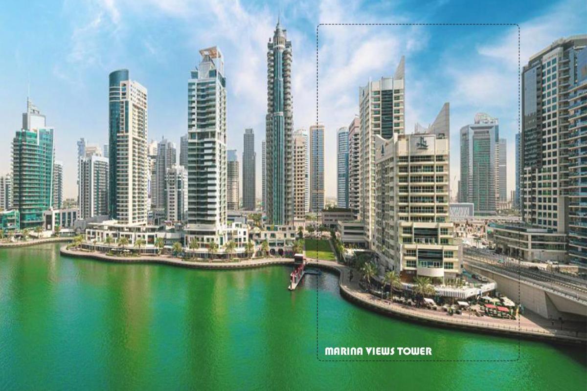 Panoramic Sea Views Studio Apartment - Marina Dubai Exterior foto